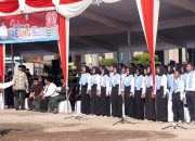 Aubade SMPN 1 Anjatan Bikin Merinding di Upacara HUT RI ke-80