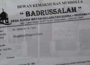 Tokoh Masyarakat Desak Evaluasi Penunjukan Nazir : Perubahan Status Tanpa Koordinasi, DKM Soroti Pengurus Amanah