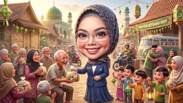 Pesan Idul Fitri Bunda SWH: Kebahagiaan Sejati adalah yang Dibagikan