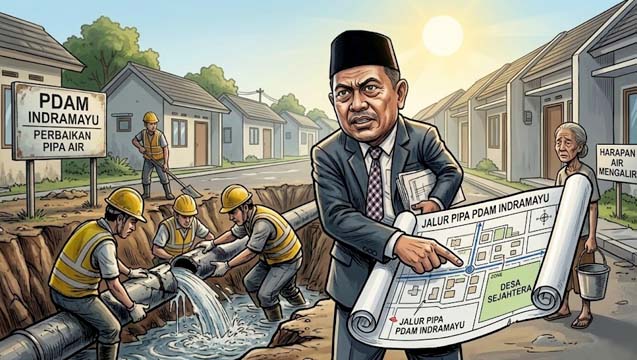 Transparansi PDAM Indramayu, Dirut Jelaskan Penyebab Air Keruh ke Warga