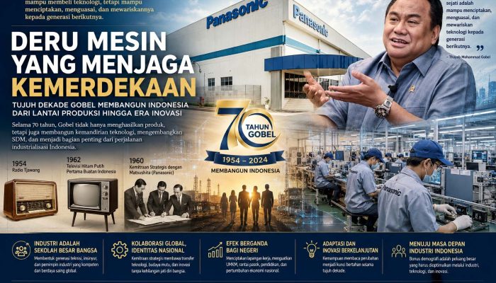 70 Tahun Gobel, Membuktikan Industri Adalah Jalan Menuju Kemandirian Bangsa