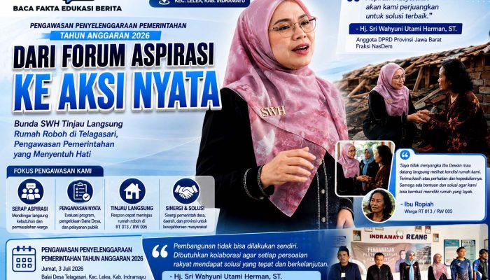 Serap Aspirasi hingga Tinjau Rumah Roboh, Bunda SWH Pastikan Pengawasan Pemerintahan Menyentuh Kebutuhan Warga