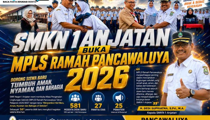 SMKN 1 Anjatan Buka MPLS Ramah Pancawaluya 2026, Dorong Siswa Baru Tumbuh Aman, Nyaman, dan Bahagia