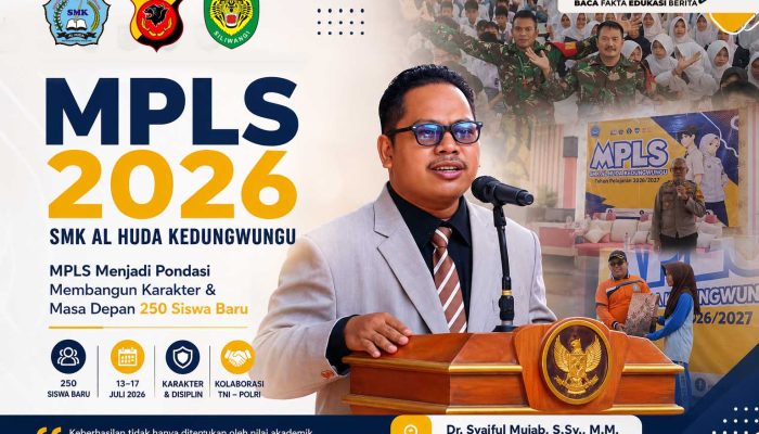 Tak Sekadar Orientasi, MPLS SMK Al Huda Libatkan TNI-Polri Bentuk Generasi Berkarakter dan Taat Hukum