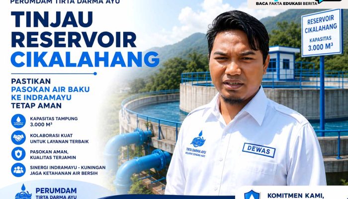 Tak Hanya di Balik Meja, Dewan Pengawas dan Direksi Perumdam Tirta Darma Ayu Cek Langsung Sumber Air Baku Indramayu