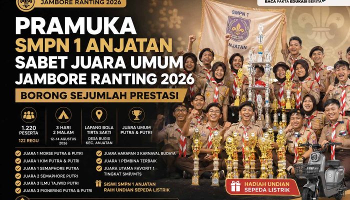 Bukan Sekadar Piala! Pramuka SMPN 1 Anjatan Juara Umum Jamran 2026, Borong Banyak Prestasi