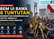 Sehari Usai HUT RI, BEM UI Bawa 8 Tuntutan: Mempertanyakan Makna Kemerdekaan