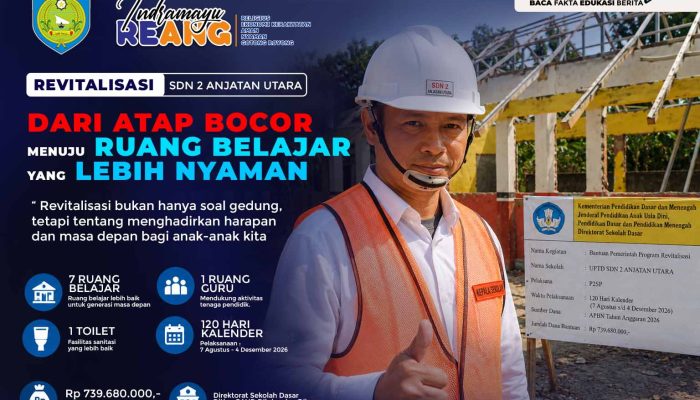 Dari Atap Bocor hingga Gotong Royong: Revitalisasi SDN 2 Anjatan Utara Bangun Harapan Baru