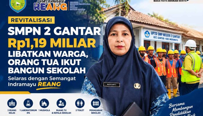 Bukan Sekadar Renovasi, Revitalisasi SMPN 2 Gantar Hidupkan Semangat REANG dan Ekonomi Warga