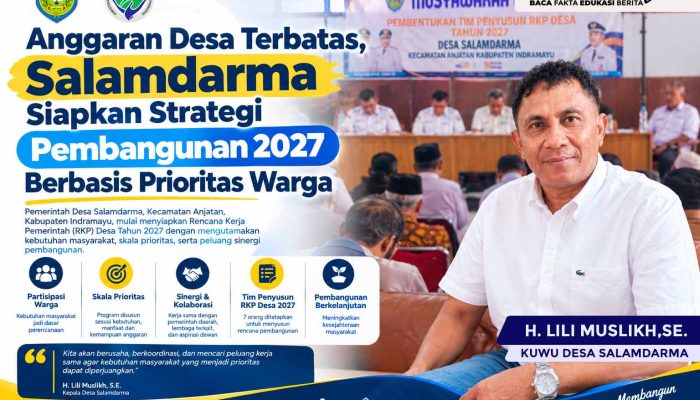 Anggaran Desa Terbatas, Salamdarma Siapkan Strategi Pembangunan 2027 Berbasis Prioritas Warga
