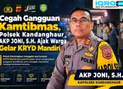 Cegah Gangguan Kamtibmas, Polsek Kandanghaur AKP Joni, S.H.  Ajak Warga Gelar KRYD Mandiri