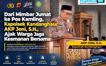 Dari Mimbar Jumat ke Pos Kamling, Kapolsek Kandanghaur AKP Joni, S.H., Ajak Warga Jaga Keamanan Bersama
