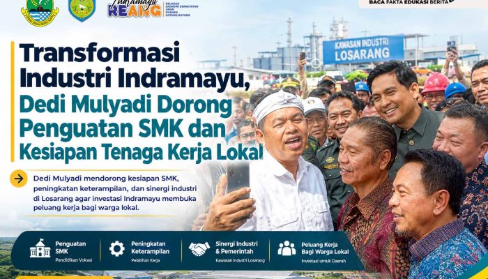 Transformasi Industri Indramayu, Dedi Mulyadi Dorong Penguatan SMK dan Kesiapan Tenaga Kerja Lokal