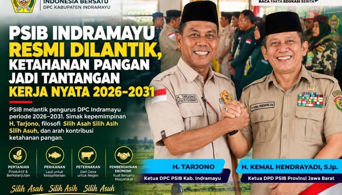 PSIB Indramayu Resmi Dilantik, Ketahanan Pangan Jadi Tantangan Kerja Nyata 2026–2031
