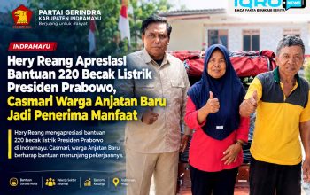 Hery Reang Apresiasi Bantuan 220 Becak Listrik Presiden Prabowo, Casmari Warga Anjatan Baru Jadi Penerima Manfaat