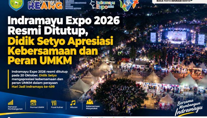 Indramayu Expo 2026 Resmi Ditutup, Didik Setyo Apresiasi Kebersamaan dan Peran UMKM